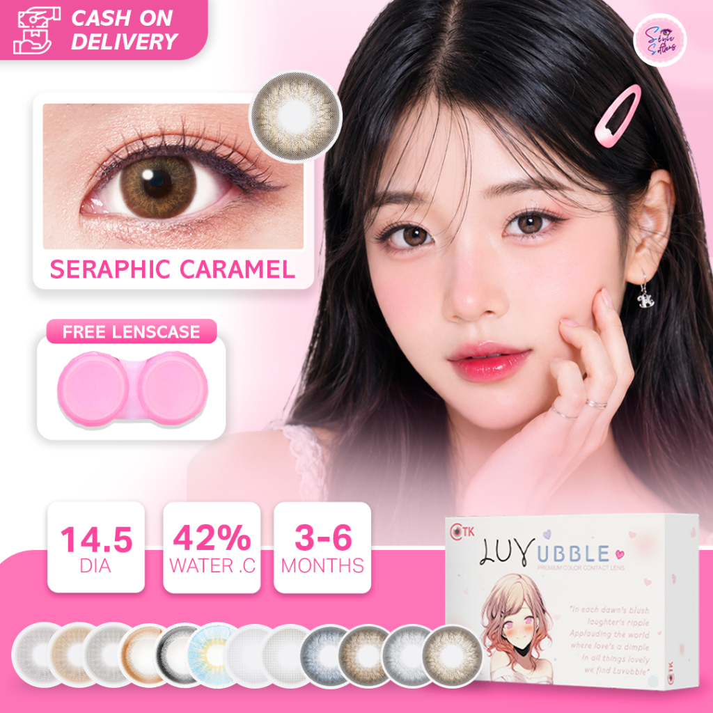 SOFTLENS LUVUBBLE (OPULENT - SERAPHIC - DAINTY) Softlens Diameter 14.5mm Natural