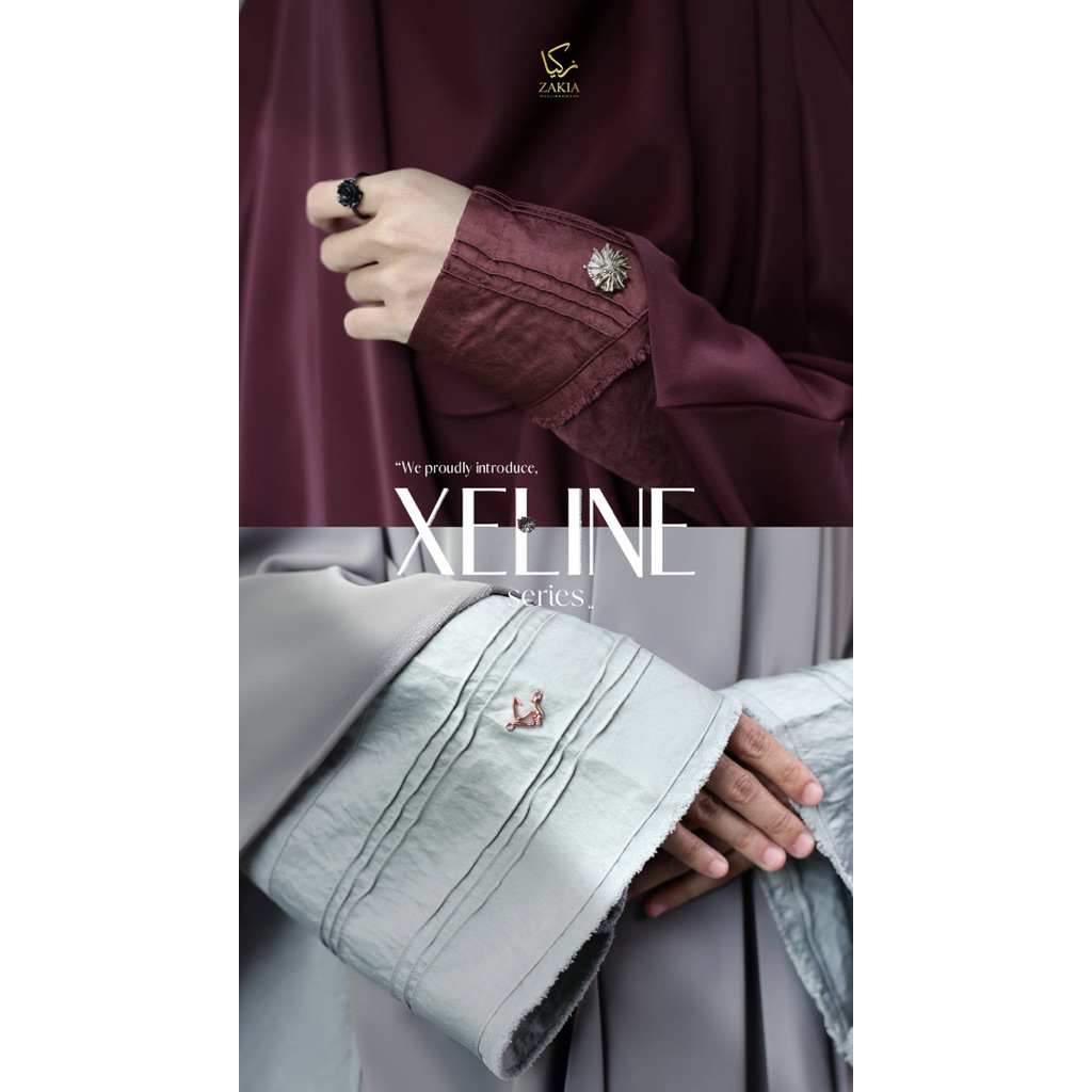XELINE SERIES | Zakia Muslimah Wear | Gamis & Abaya Only