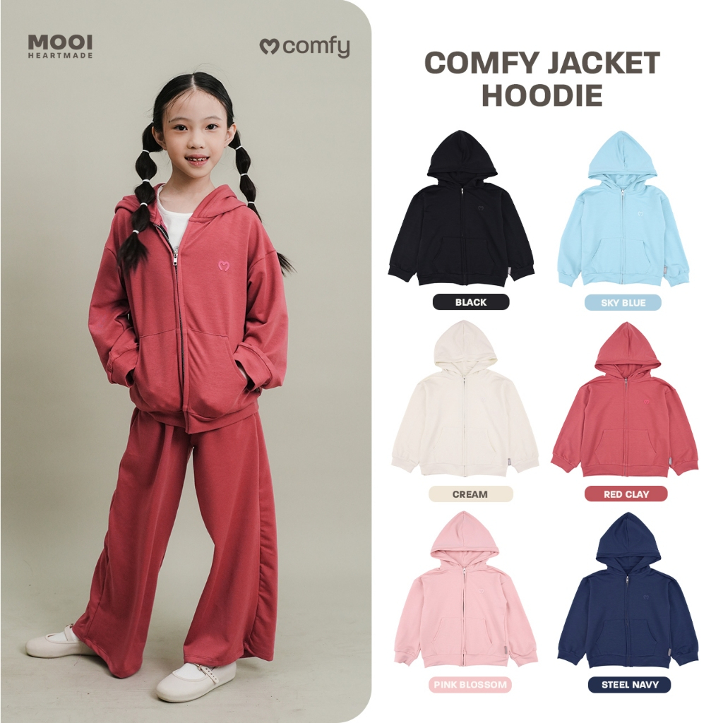 Mooi Comfy Jacket Hoodie / Jaket Anak