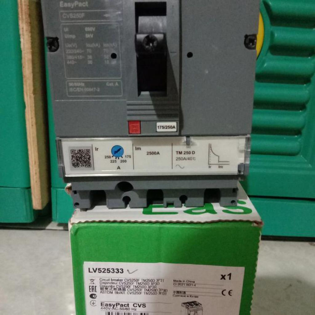mccb cvs 250a schneider