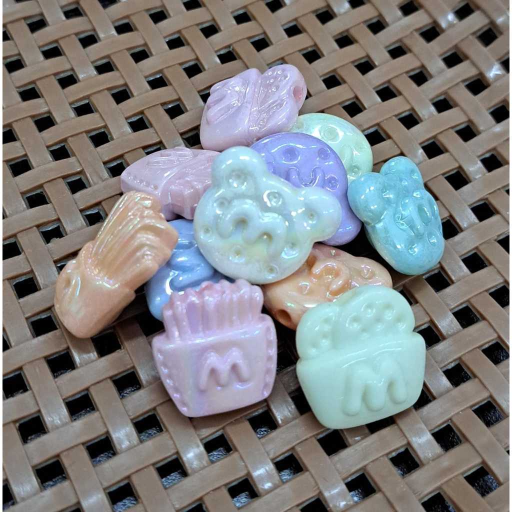 Ready Manik MCD Glossy Mix Warna Pastel Lucu DIY