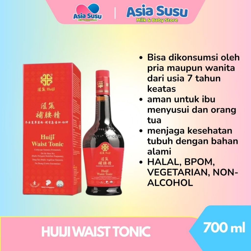 HUIJI Health Tonic | Huiji Waist Tonic 700ml - Made in Singapore