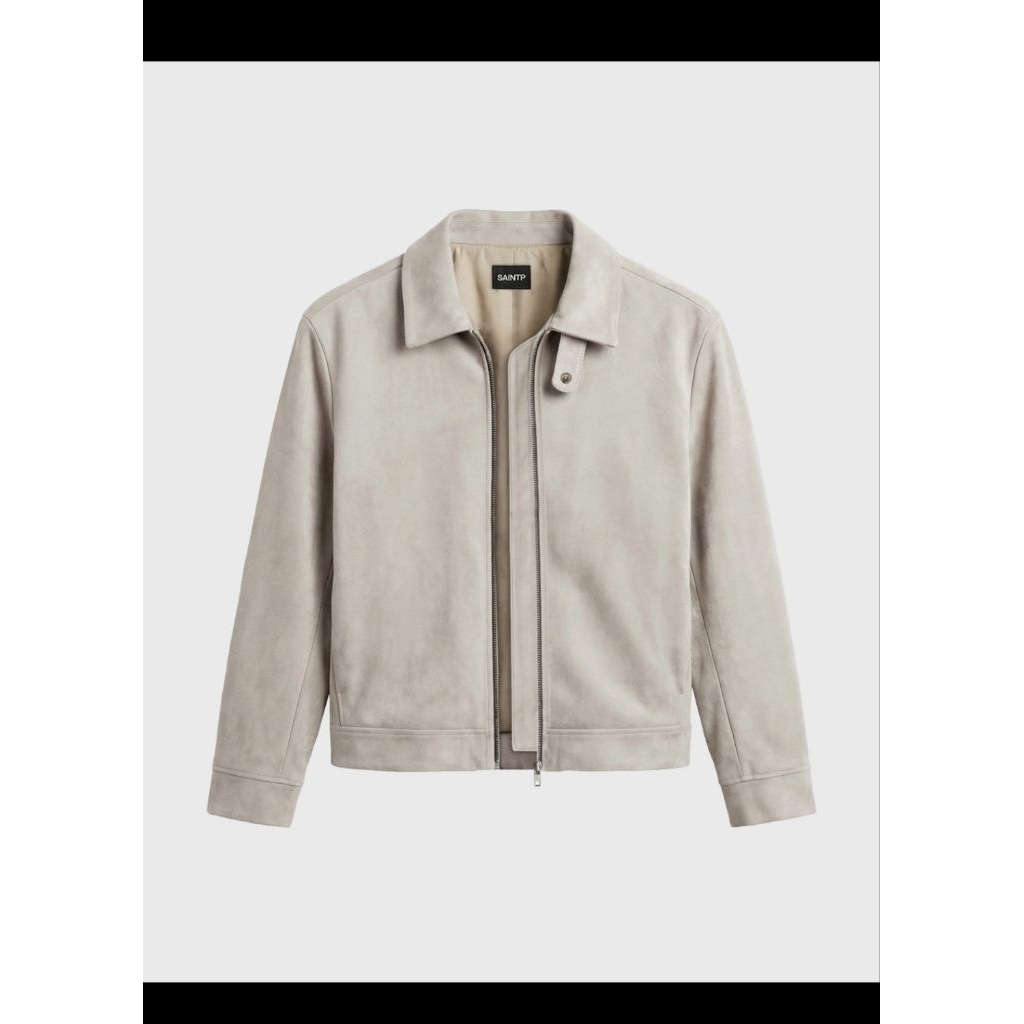 SAINTP BEIGE SUEDE JACKET