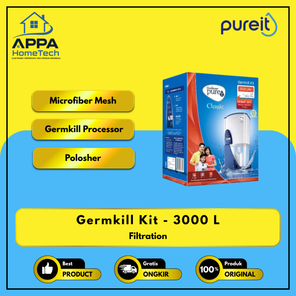 Pureit CLASSIC GKK 3000L Filter pengganti Pureit Classic 9L / 23L