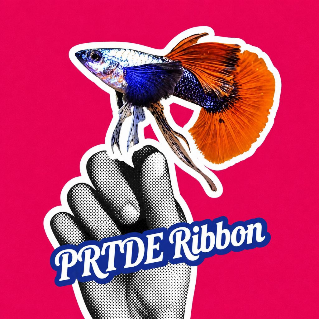 Sticker guppy PRTDE Ribbon 1p