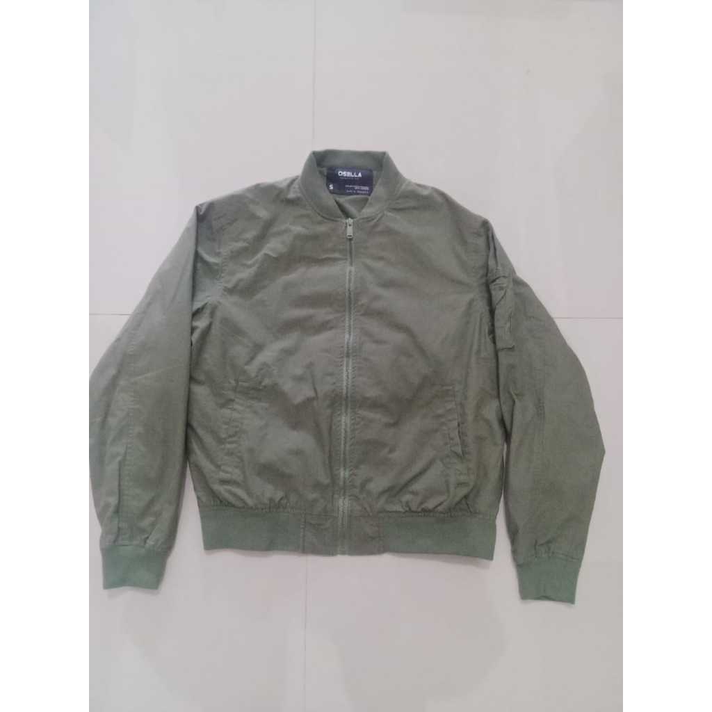 Jacket Bomber OSELLA LD 108 / 60 Green Army. Preloved Like New