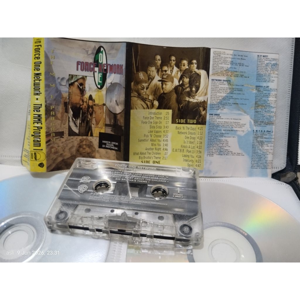 kaset pita hip hop, Rnb, pop rap, electronic, dance, funk, soul ( force network _ cj lewis _ black m