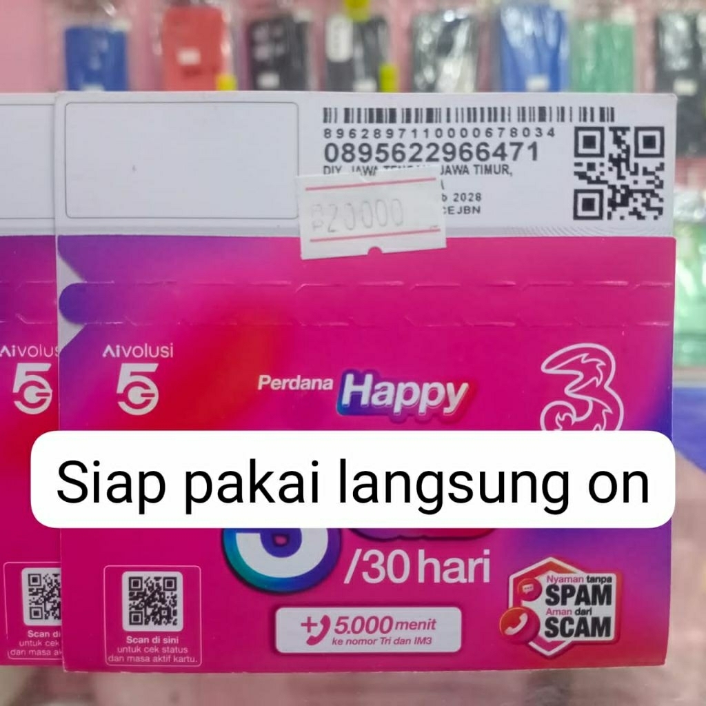 kartu tri siap pakai
