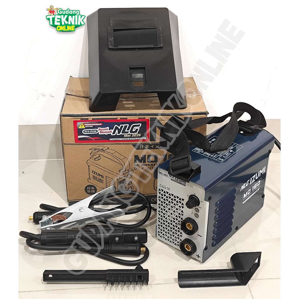 Mesin Las Listrik NLG IZUMI MO160 900W / Mesin Trafo Travo Trapo Las Inverter Welding MO-160 MO 160 