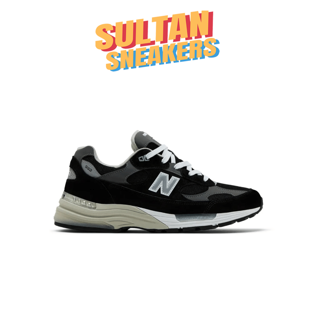 Sepatu Sneakers NB 992 Black Grey M992BK 100% BNIB - KING OF SULTAN