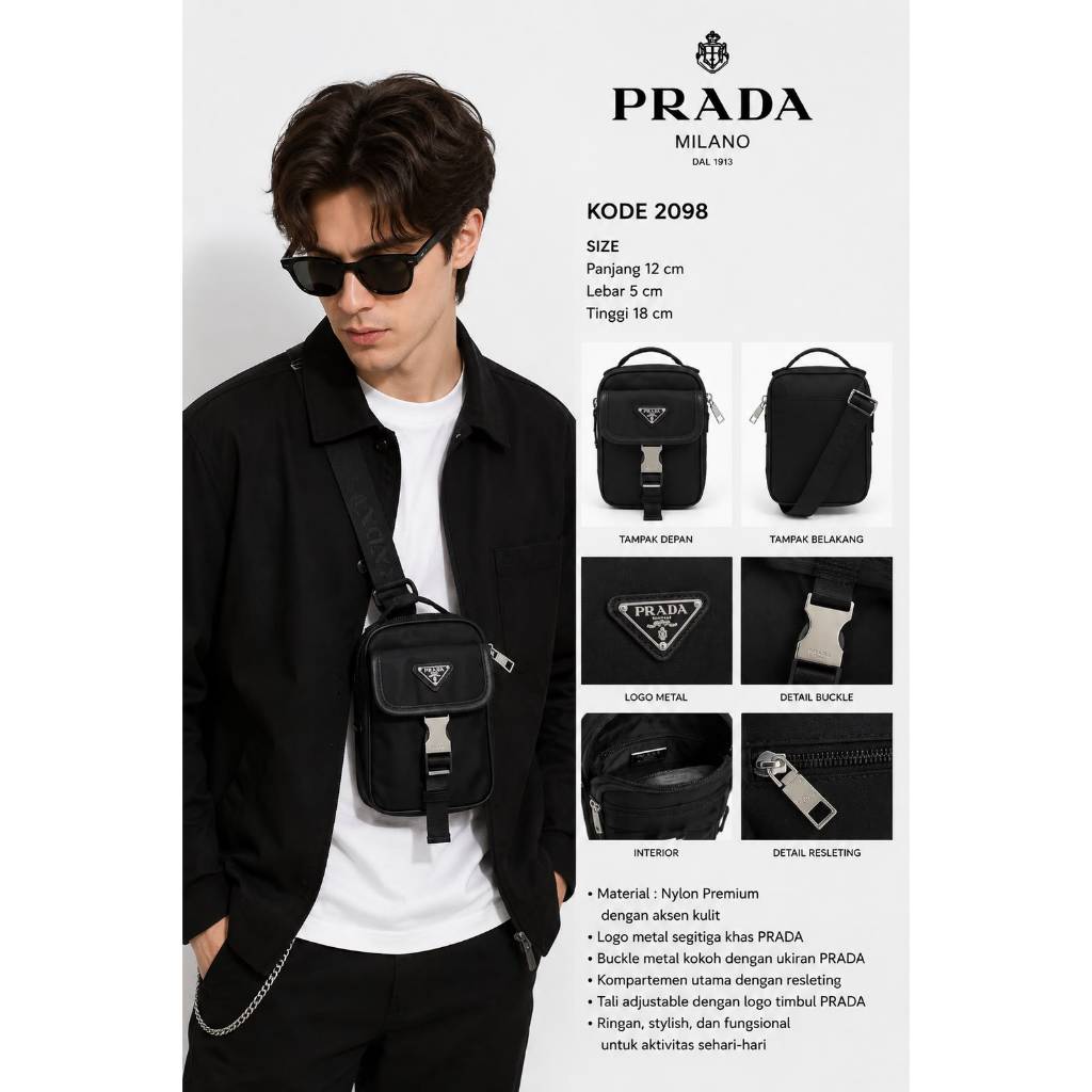 VVIP PLATINUM + ADA NO SERI + SLING BAG UNISEX PRD 2098