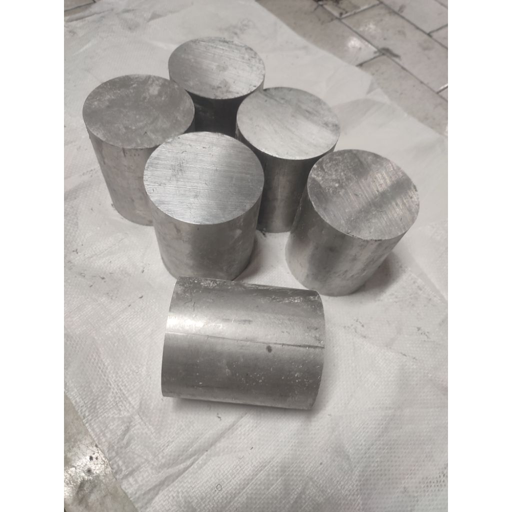 as Alumunium seri 6063 diameter 90 x 100mm alumunium
