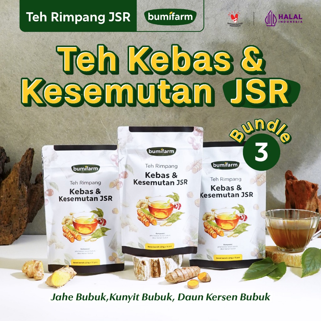 BUNDLING 3 JSR KEBAS / KESEMUTAN BUMIFARM/ DETOX RESEP SEHAT JSR / RAMUAN JSR / JSR DETOX / REMPAH J
