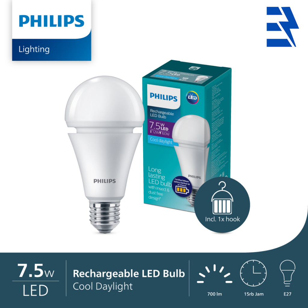 LAMPU LED EMERGENCY LAMPU DARURAT PHILIPS 7,5W