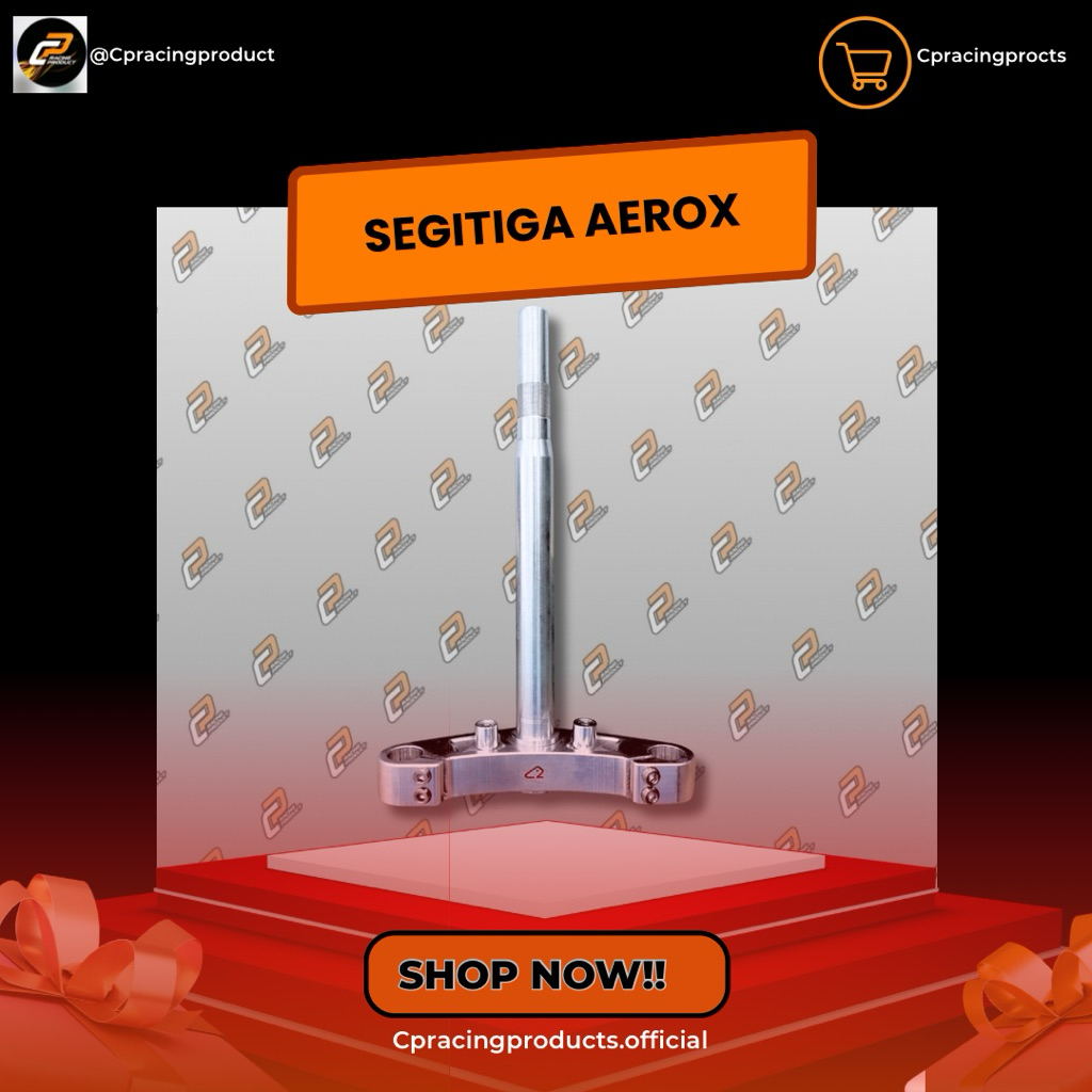 SEGITIGA AEROX CUSTOM ALUMUNIUM CNC