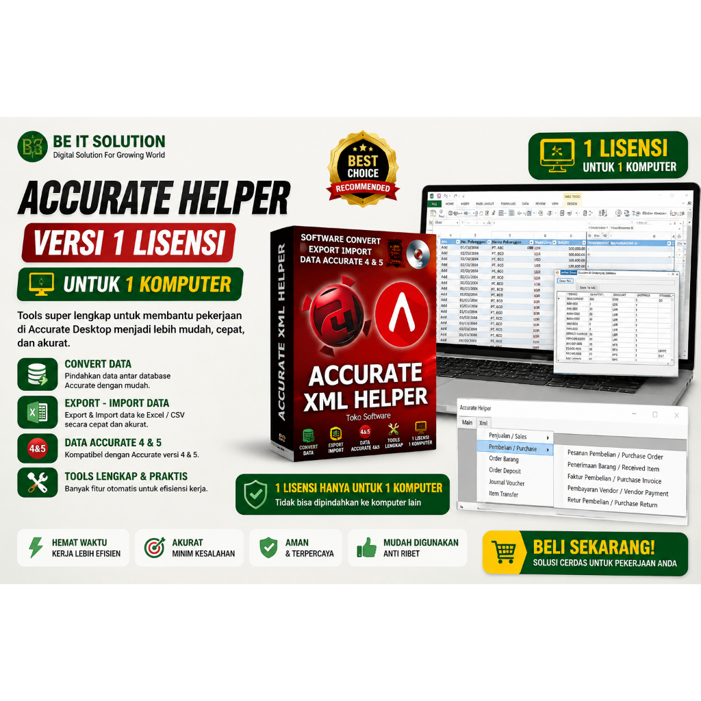 Accurate Helper untuk accurate 4 dan 5 desktop