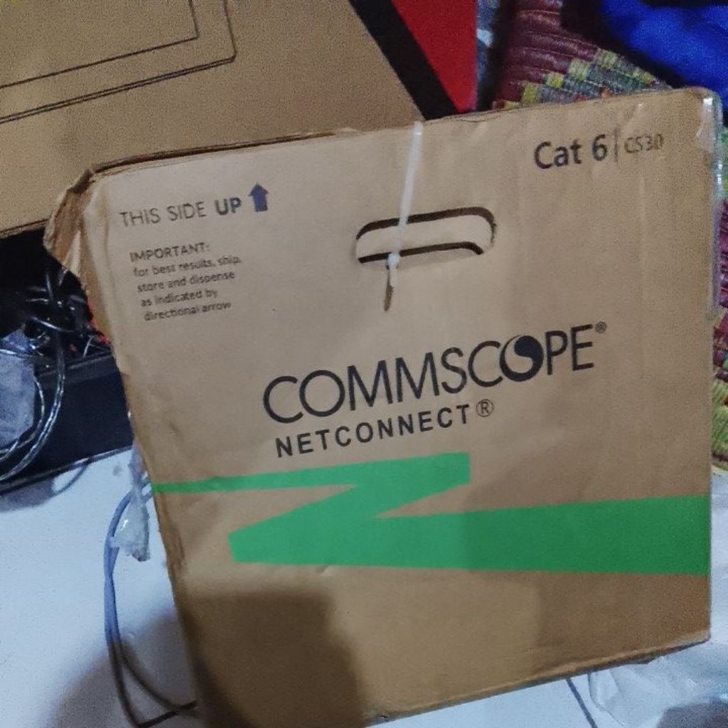 KABEL LAN CAT 6 COMSCOPE BIRU