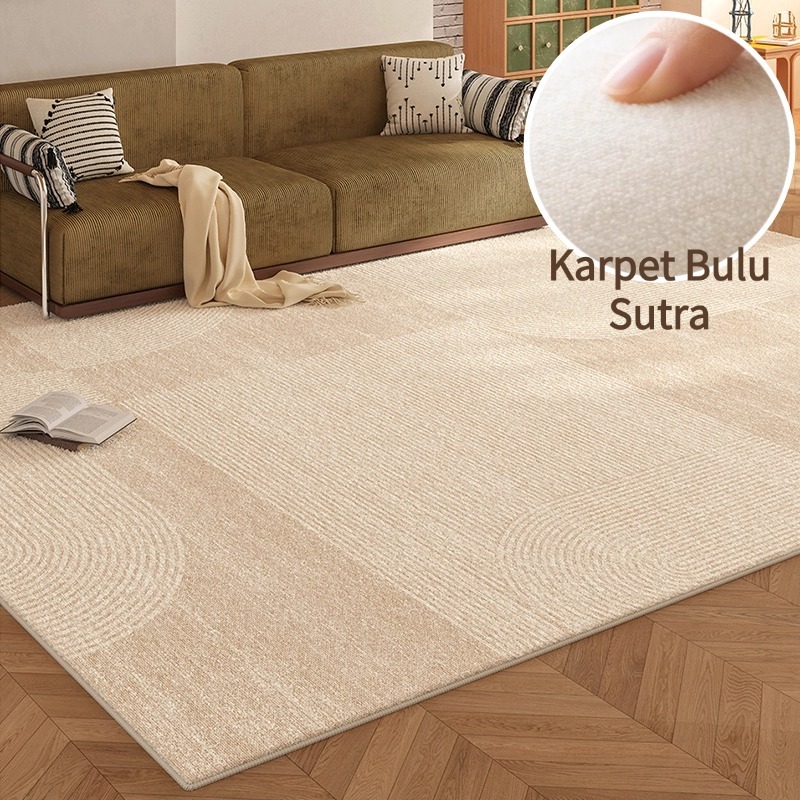 Karpet Ruang Tamu Aesthetic Karpet Nordic Karpet Lantai Tebal Dan Empuk Karpet Kamar Tidur Karpet So