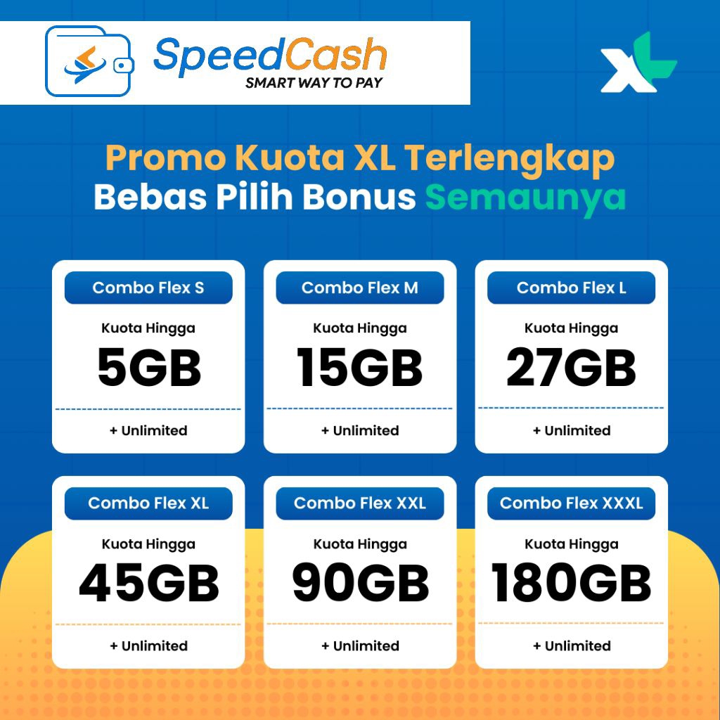 Paket Data XL FLEX MAX, FLEX MINI