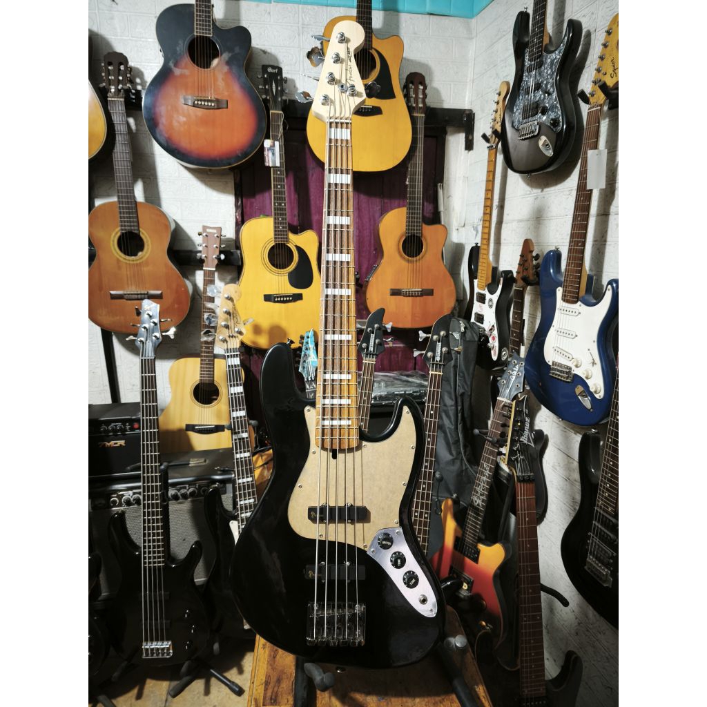 Bass Fender Jazz Bass 5 String Aktif HQ Second istimewa