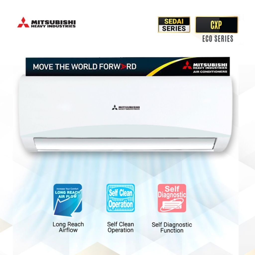 Ac Mitshubishi HEAVY DUTY 2PK SRK18CXP /srk18cx  / srk 18cxp / srk 18 cxp