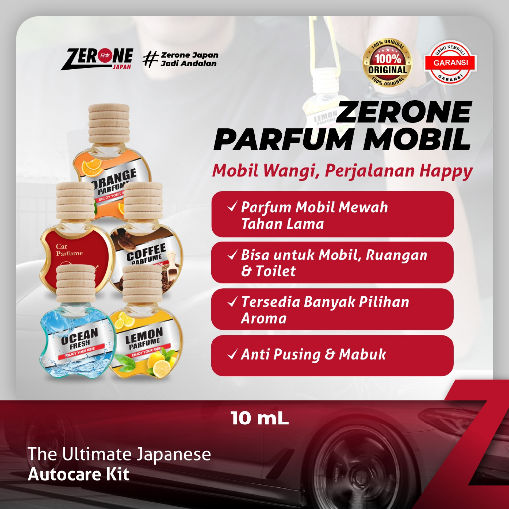 Zerone Japan Parfum Mobil Gantung Aroma Segar Pengharum Pewangi Ruangan Mobil