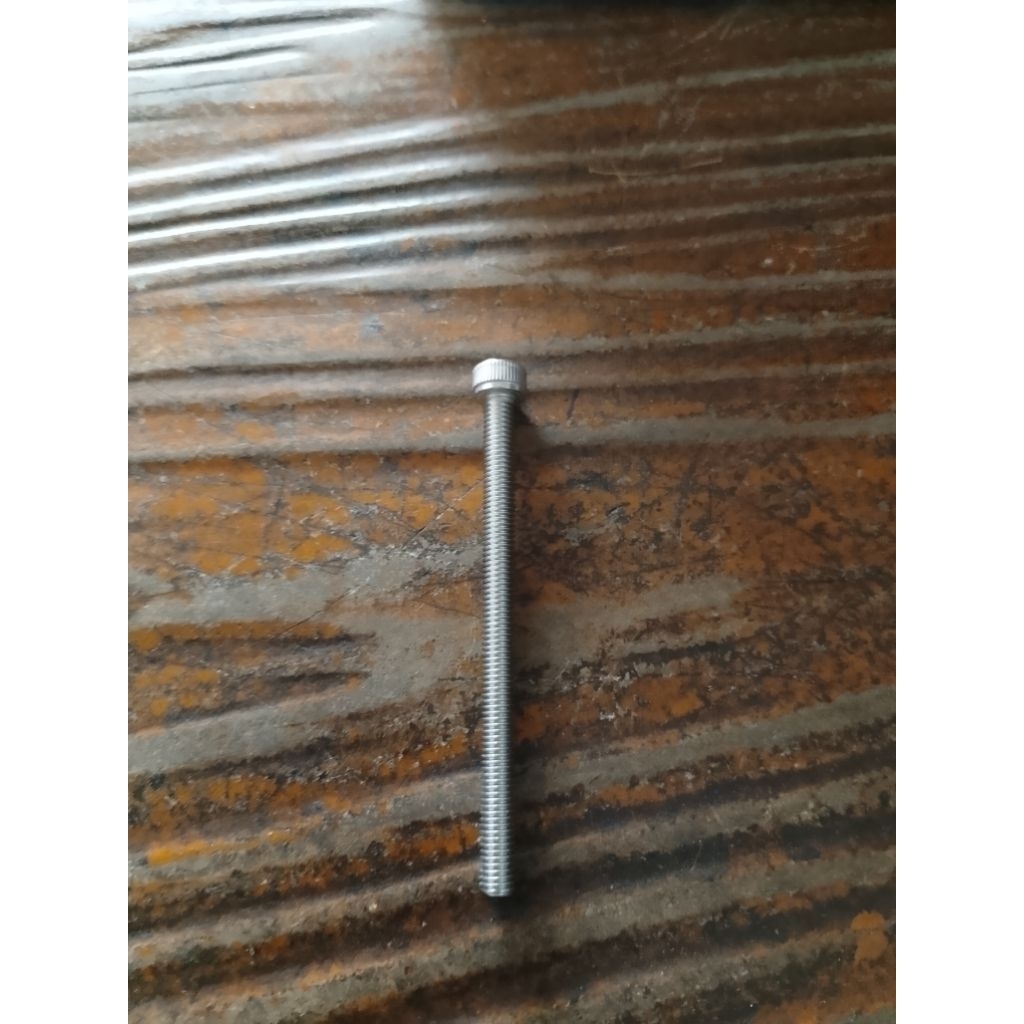 Baut L stainless304, m5x50 - m5x100, full drat