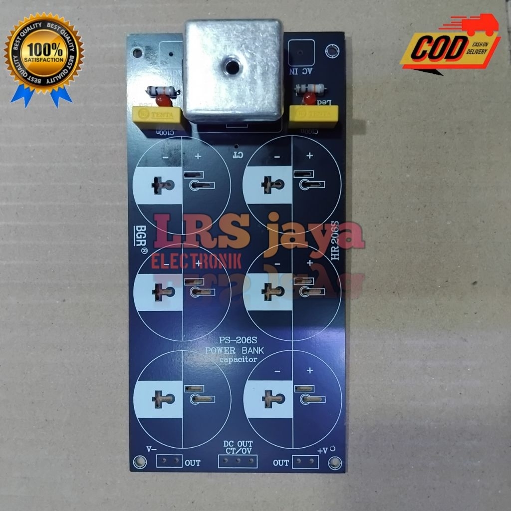 Kit Pcb Power Suply 6 Elco / Kit Pcb Power Bank 6 Elco