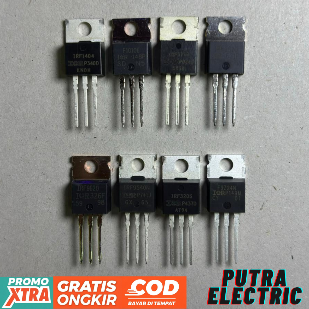 IC TRANSISTOR IRF 1404 / 1010E / 3205 / 3710 / 9540N / 9224 / 9610 / 9640 ASLI ORIGINAL KUALITAS BAI