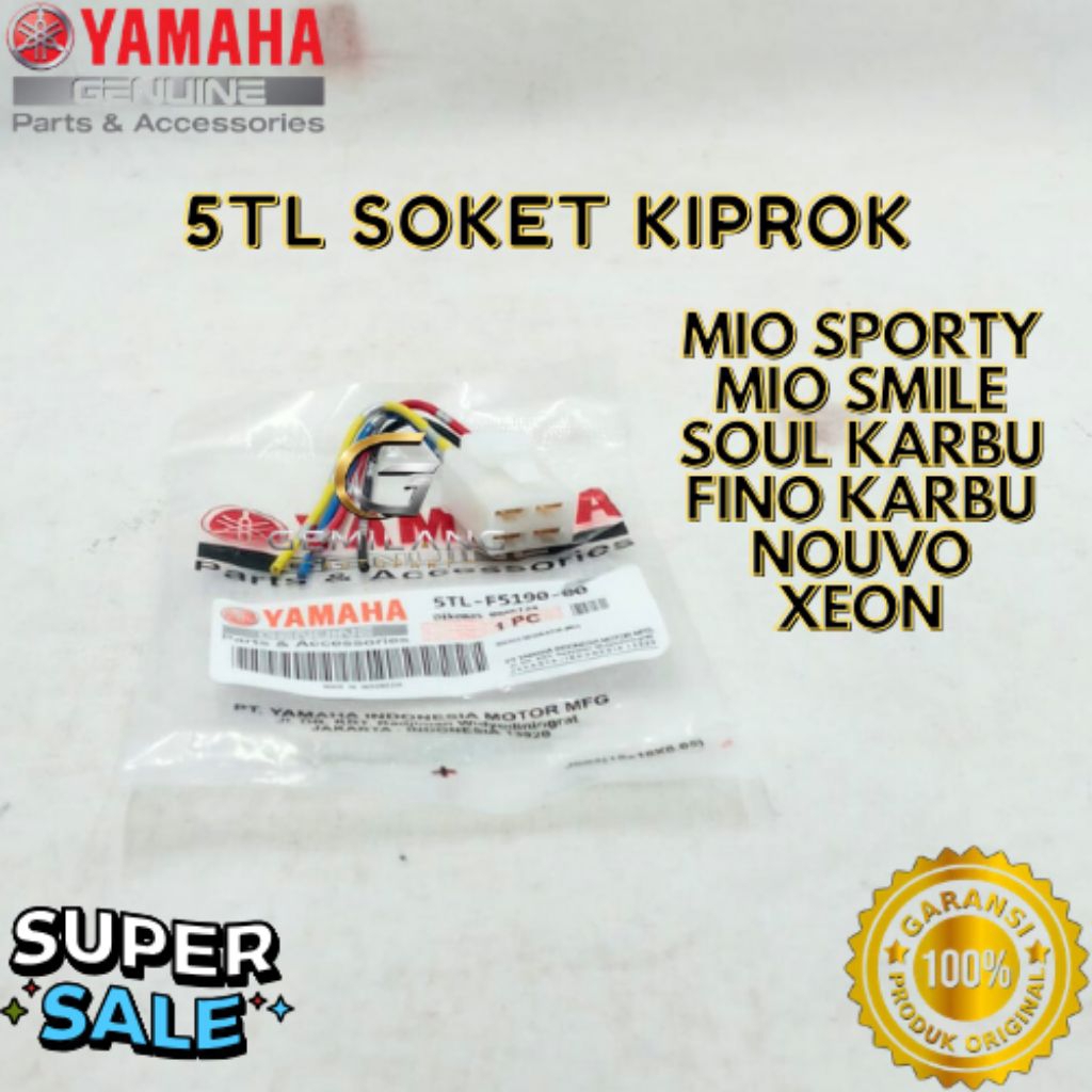 SOKET KIPROK KODE 5TL, SOKET KIPROK MIO SPORTY, SOKET KIPROK MIO SMILE, SOKET KIPROK SOUL KARBU, SOK