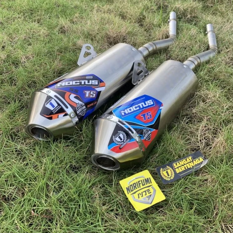 KNALPOT NOCTUS T5 muffler stainless bore up crf, klx, dt, wr