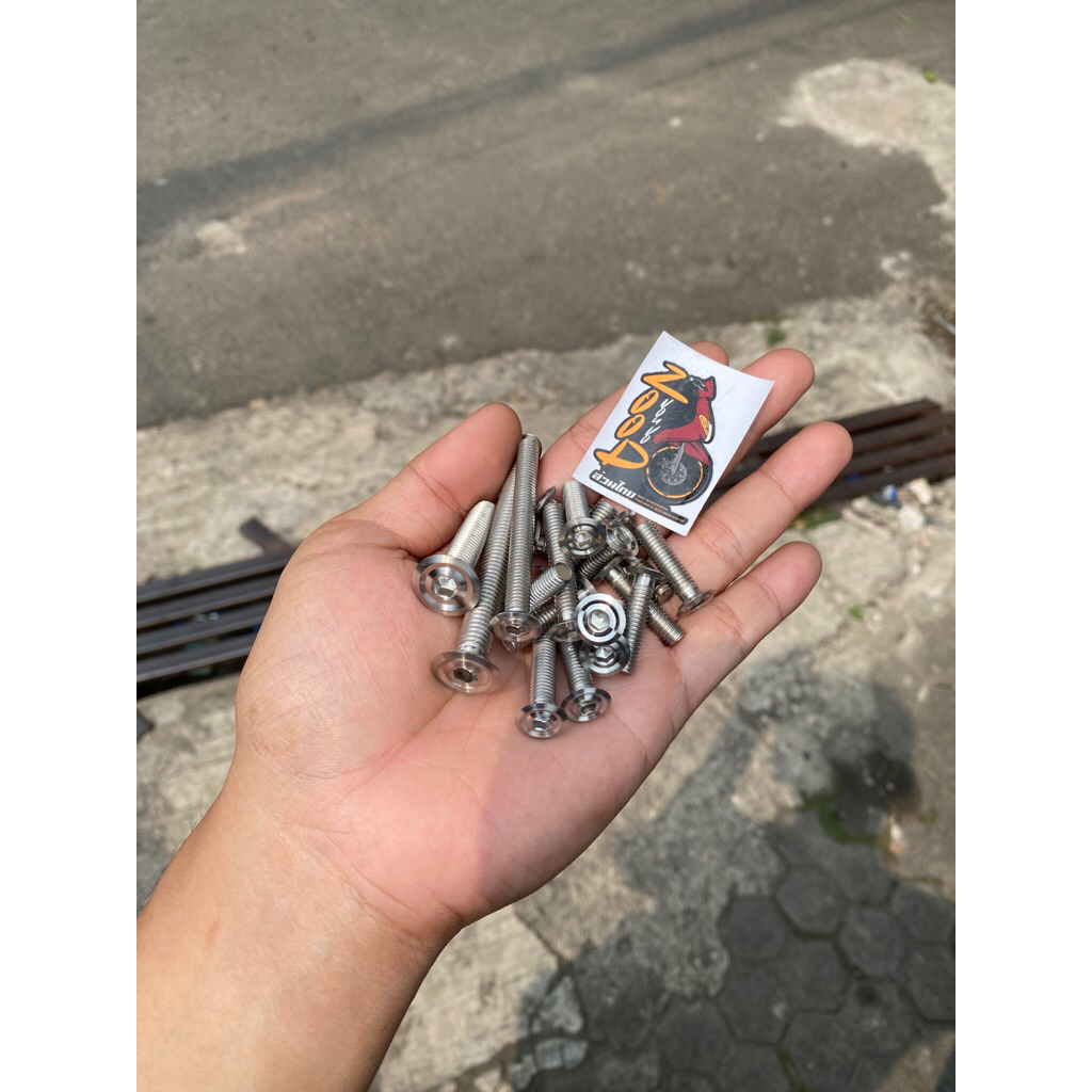 baut Cvt set nouvo full set stainless Nouvo lele atau z