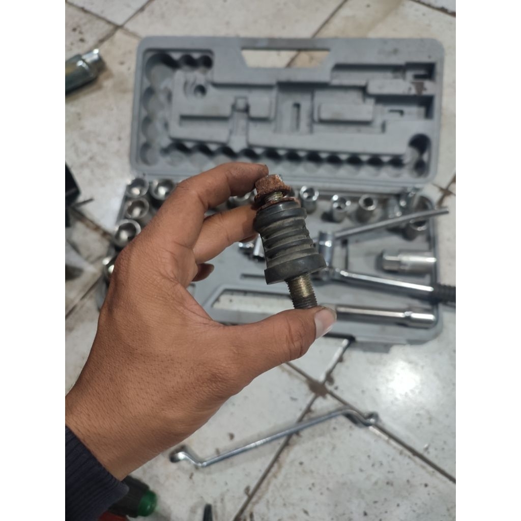 Karet Stay Gagang Lampu Sen Sein Riting RX King new ori copotan