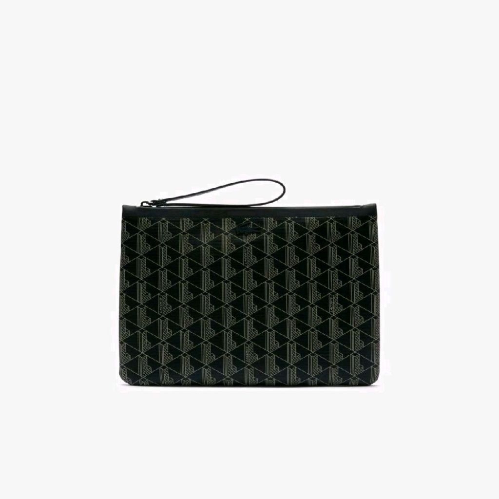 Lacoste Unisex Zely Pouch Original Clutch Bag - Black