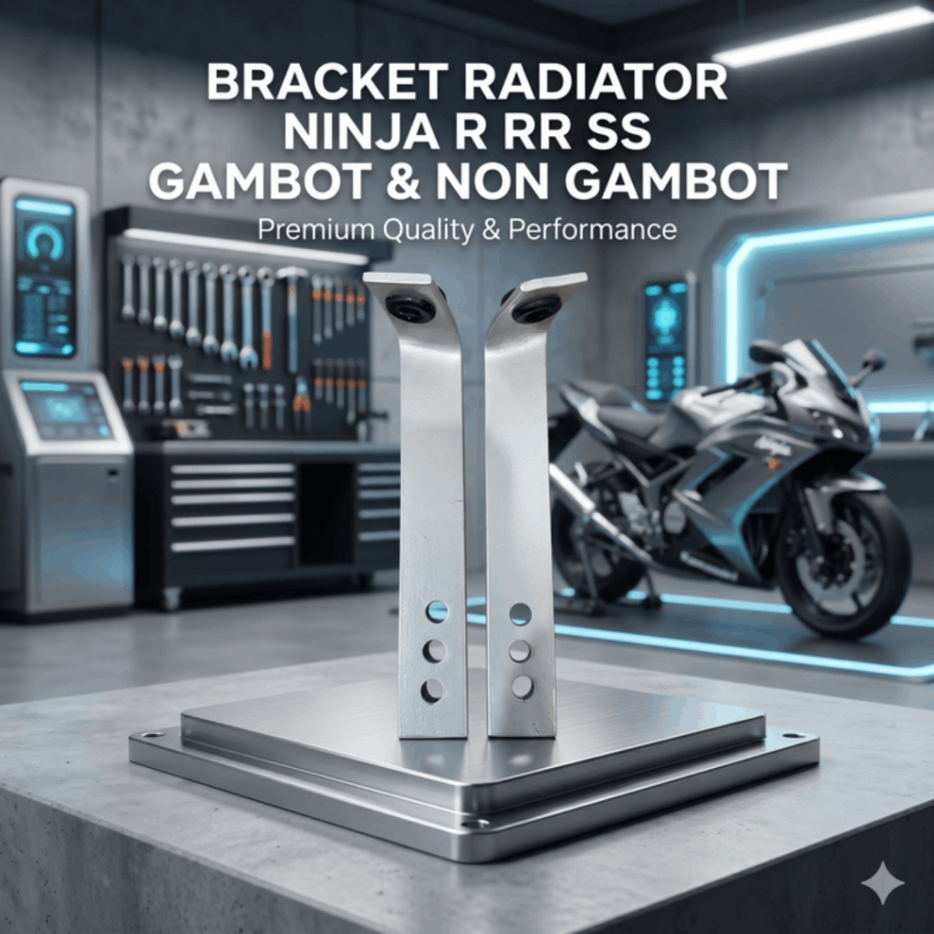 BPRO Bracket Sayap Radiator SPAC QTT Ninja R RR SS - Dukungan Tepat Sayap Radiator Ninja R R SS