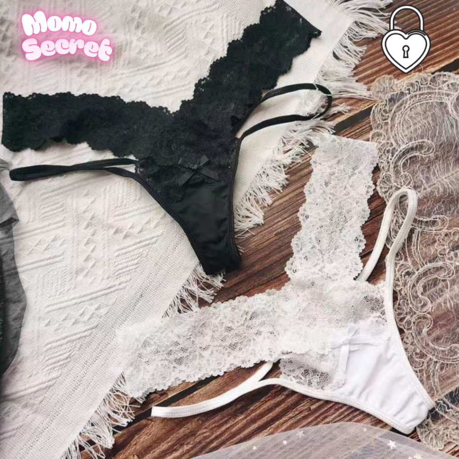 MOMOSECRET Lingerie Celana Dalam G String CD Sexy Renda