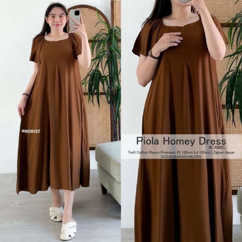 Daster / Home Dress Cantik Adem Original Label Morist Bahan Rayon Premium