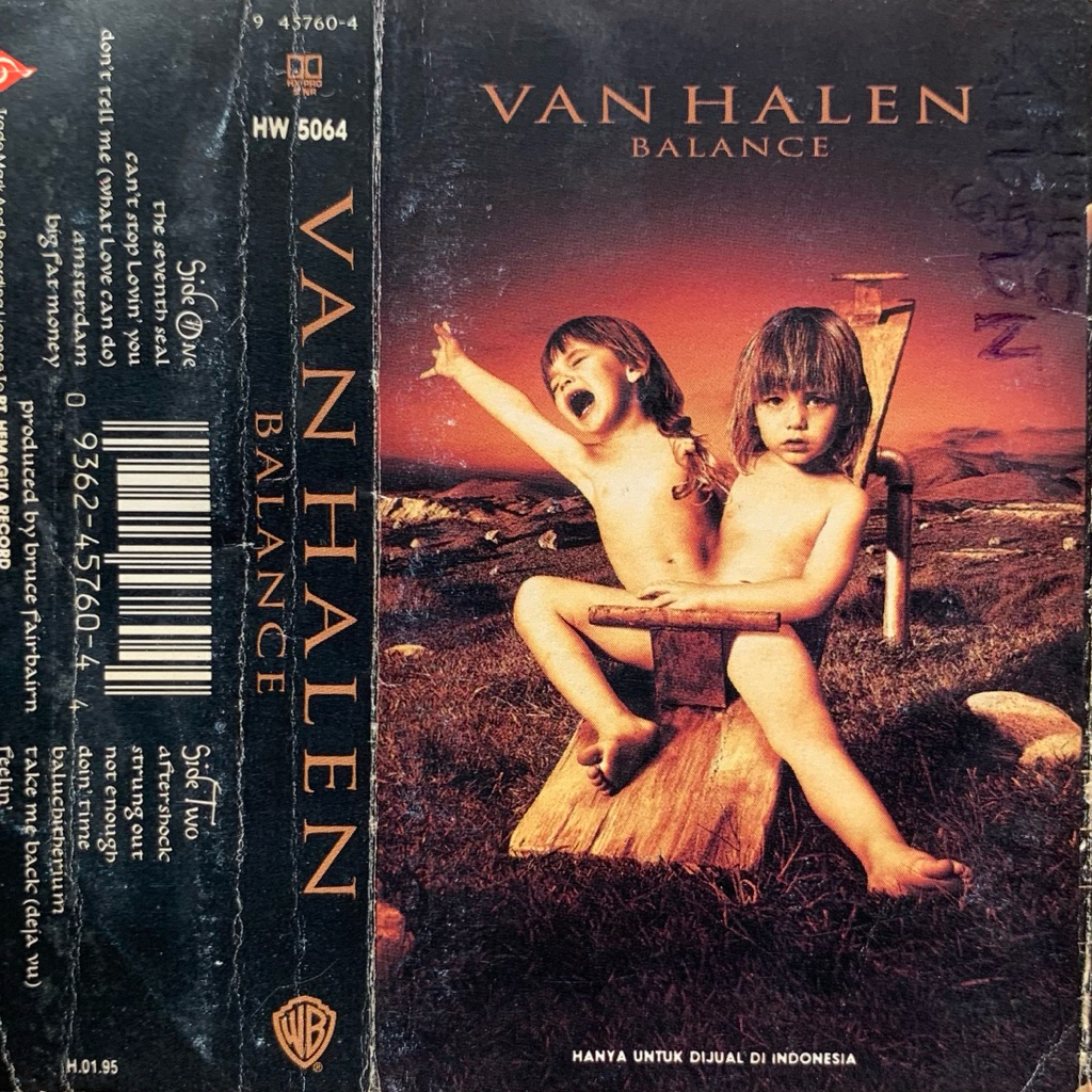 Kaset Pita Van Halen - Balance (1995 Warner Bros. Records Inc.)