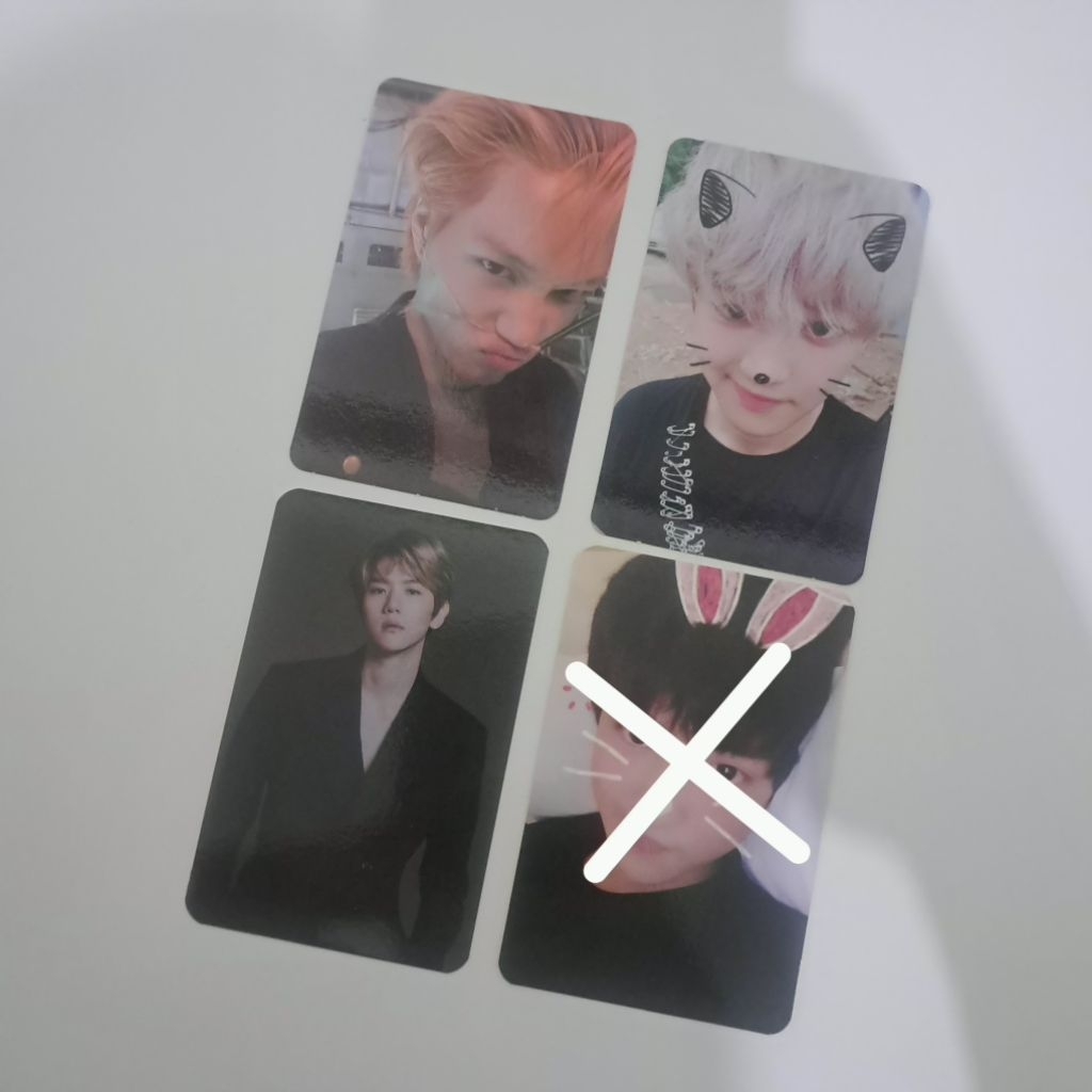PC EXO Chanyeol Kai Baekhyun photocard pc exo official