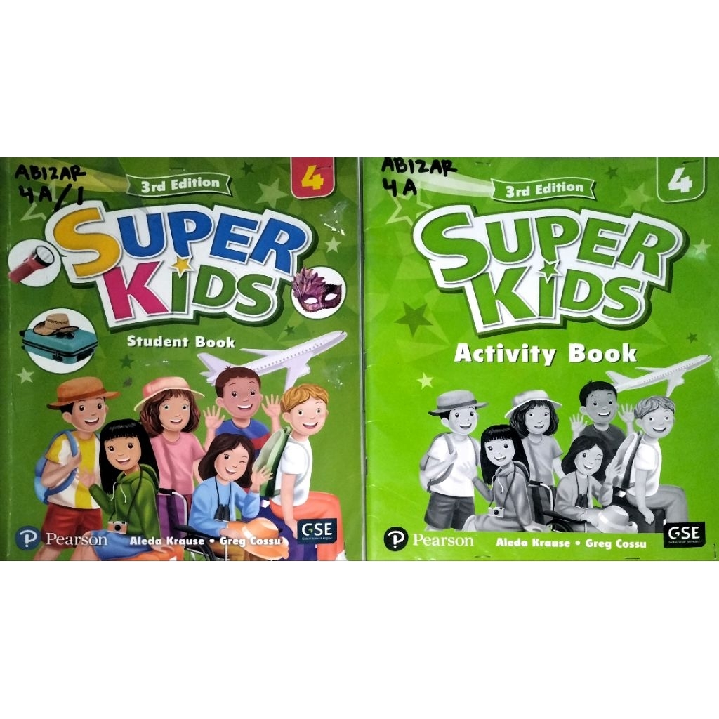 SUPER KIDS 4 STUDENT BOOK, ACTIVITY BOOK ( SD KELAS 4 ) - Pearson