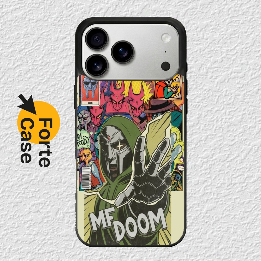 Hybrid Case Casing Softcase iPhone 17 16 15 14 13 12 11 Pro Max Mini Plus X Xs Max XR MF Doom
