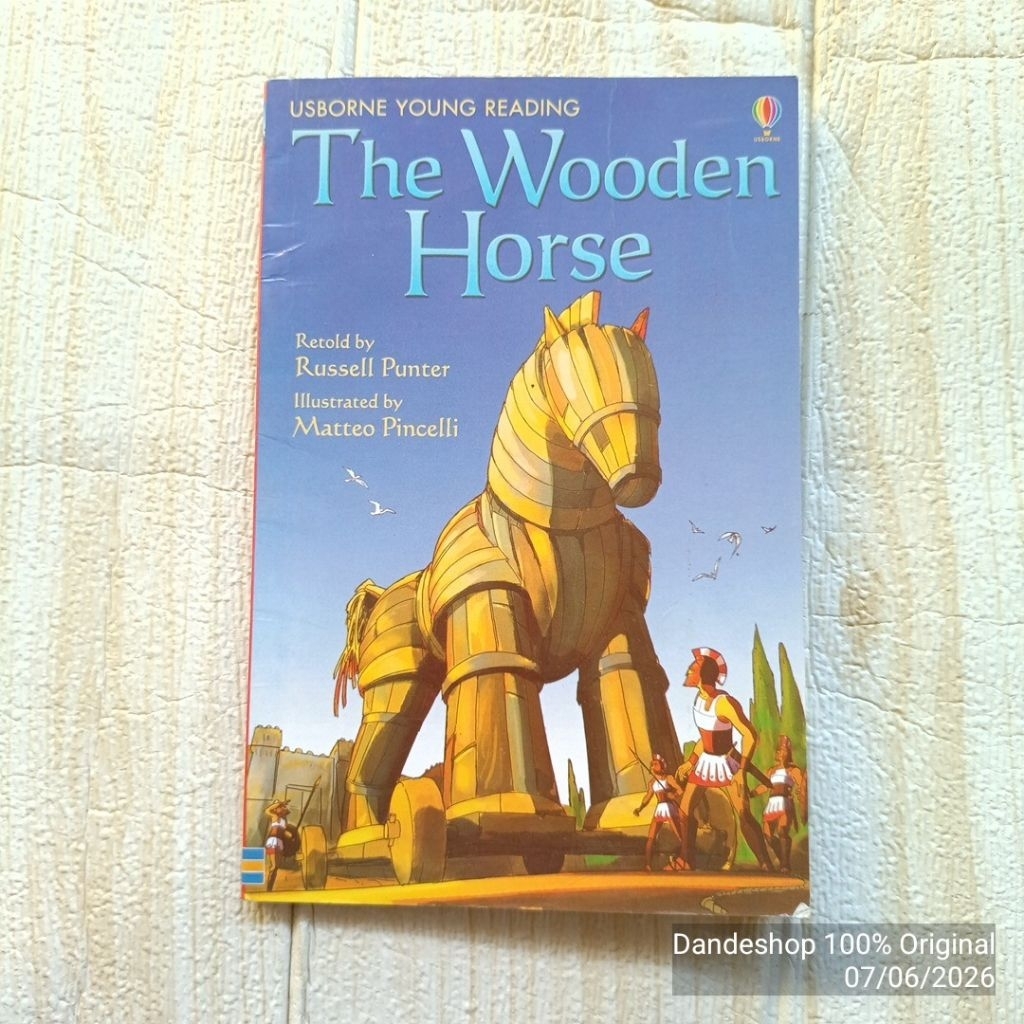 The Wooden Horse - Usborne Young Reading - Buku Cerita Anak BAHASA INGGRIS Bekas Preloved