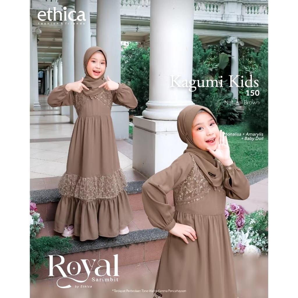 KAGUMI KIDS 150//GAMIS ANAK BY ETHICA//GAMIS CANTIK DAN NYAMAN