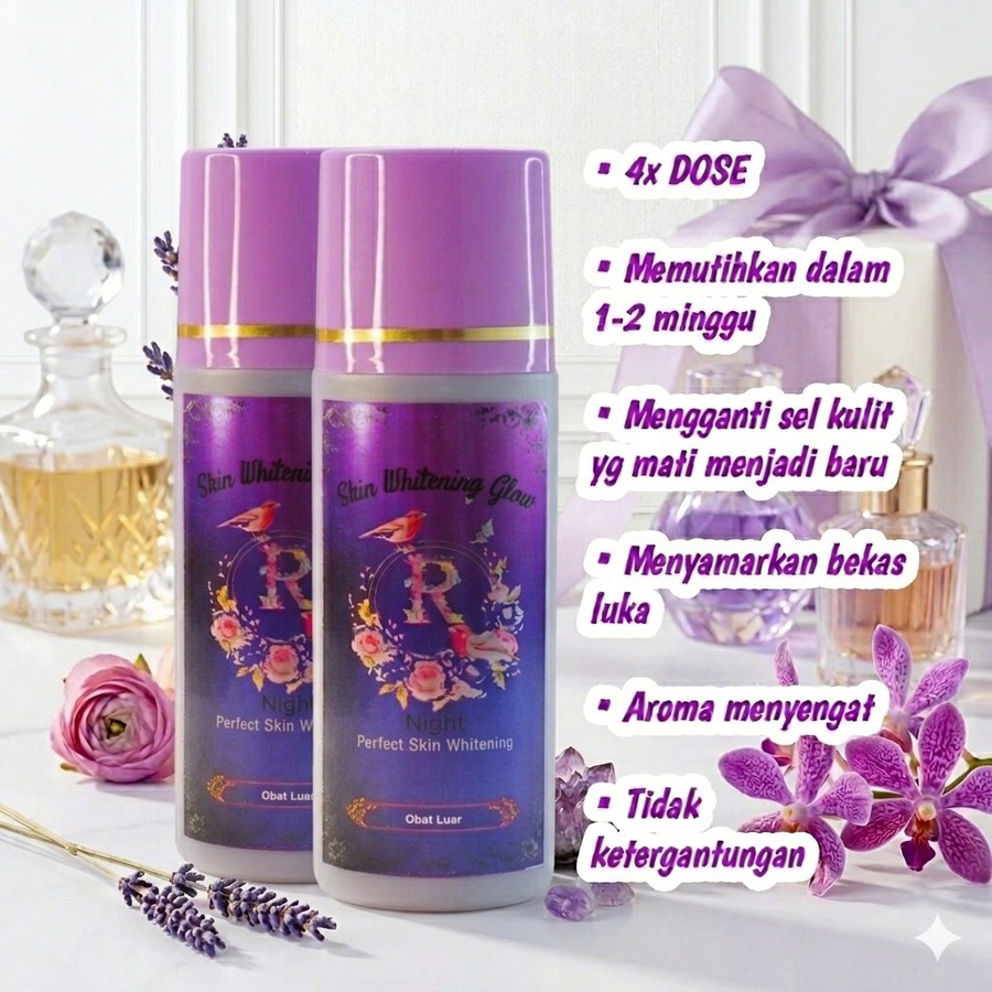 HB Skin Whitening Glow Night Cream – NIGHT GLOW 10X DOSIS TINGGI