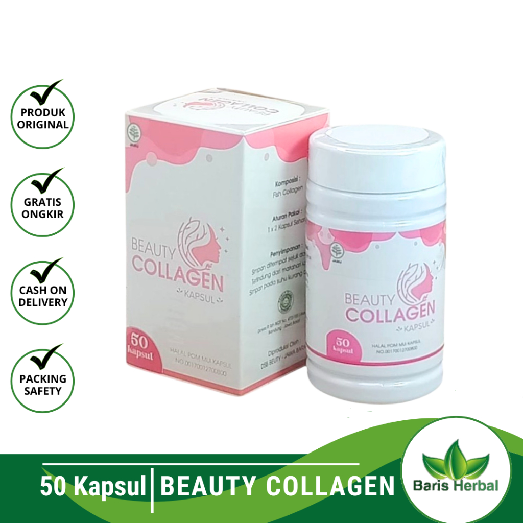 Collagen DSB Beauty 50 Kapsul | Kapsul Kolagen Original