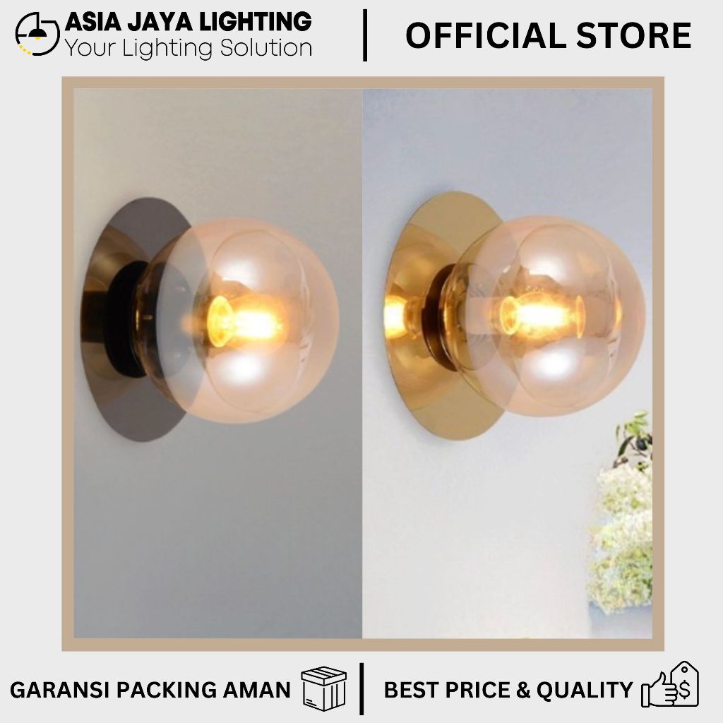 LAMPU DINDING INDOOR / NAKAS KAMAR / WALL MOULDING / CAFE 60130