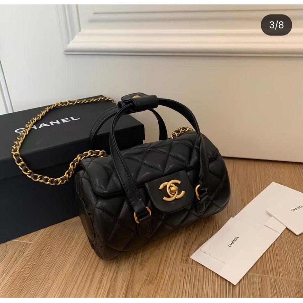 TAS GIFT CHANEL HITAM