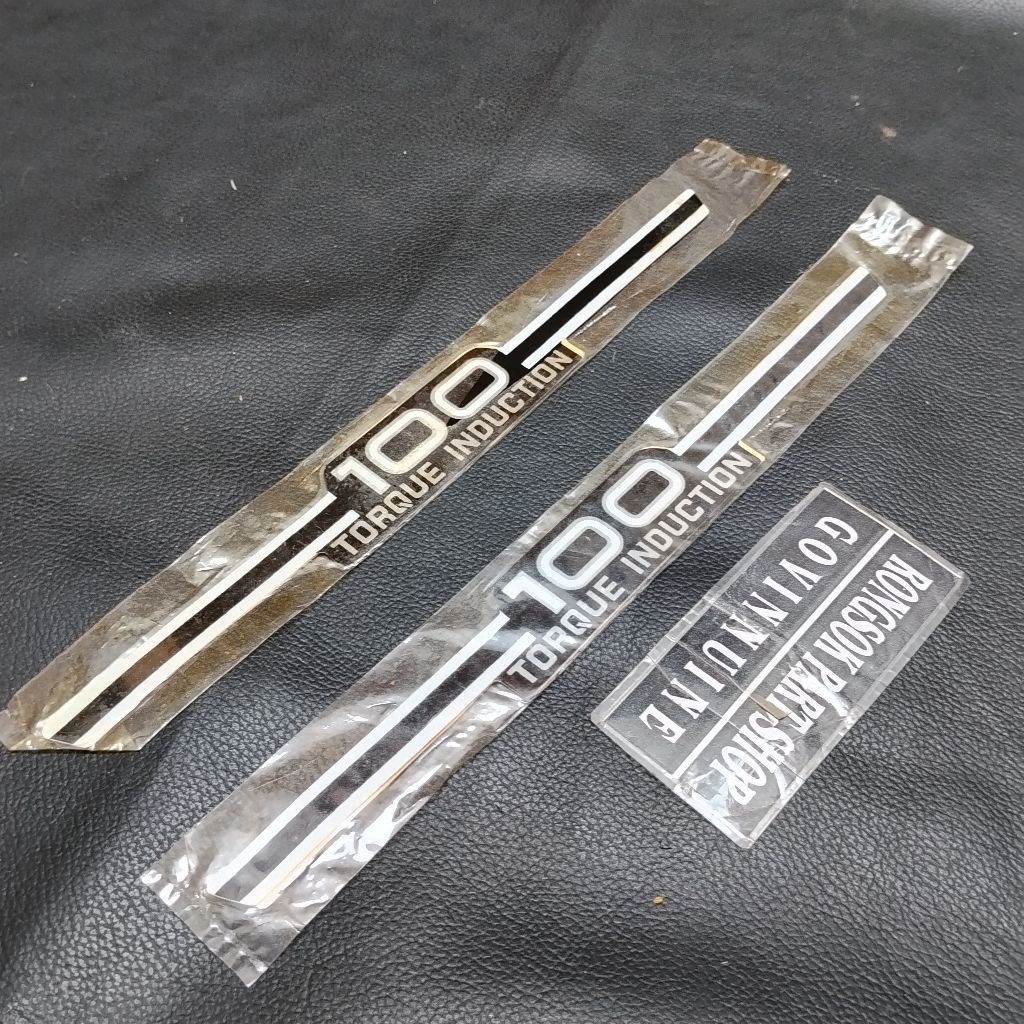 striping sticker stiker bok aki kanan kiri yamaha rs100 rs 100 stok lama nos