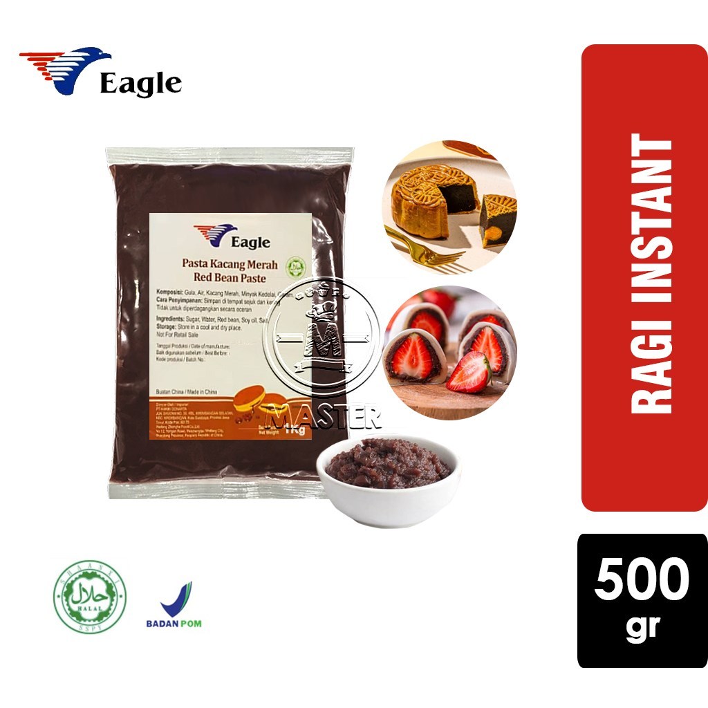 Eagle Pasta Kacang Merah / Red Bean Paste / Filling Isian Kacang Merah Cocok Untuk Mochi Mooncake Do