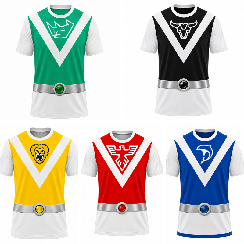 Kaos Power Rangers Liveman Kaos Anak Dewasa Chouju Sentai Liveman Super Sentai Kaos Power Ranges Sub